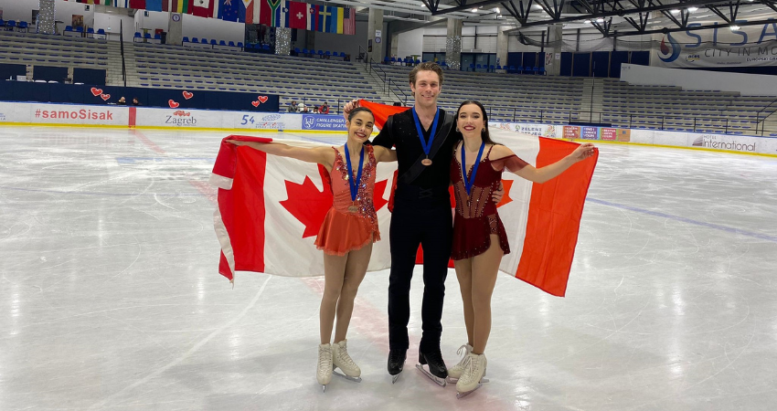 Two bronze medals for Canada at the ISU Challenger Series. | Skate Canada